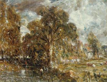 John Constable : On the River Stour